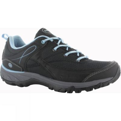 Zapatos Hi-Tec Equilbrio Bijou Low I Waterproof Mujer - Negras / Azules - Chile GWZ783506